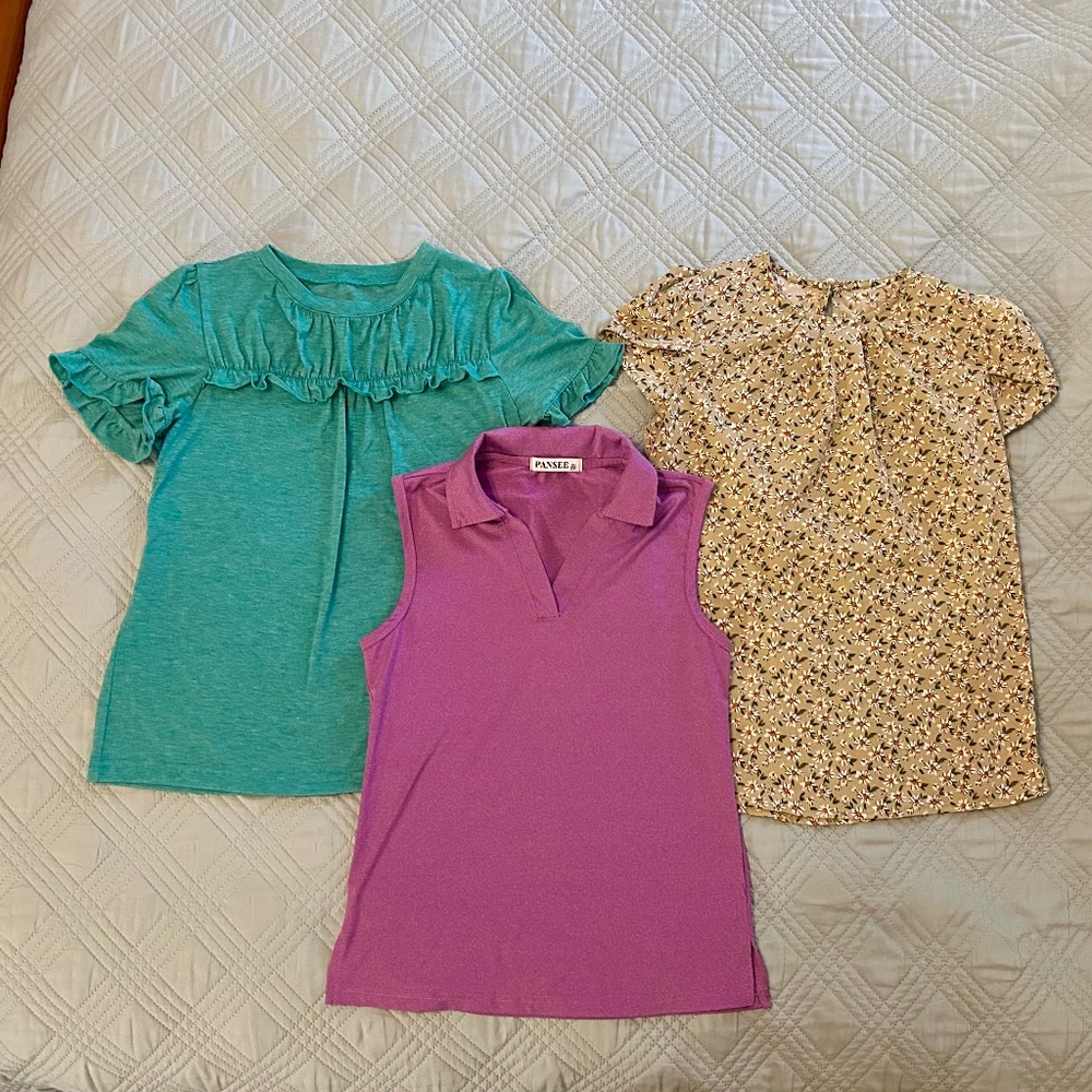 SAVE!!! BUNDLE of Three Girls Shirts, Sizes 10-12